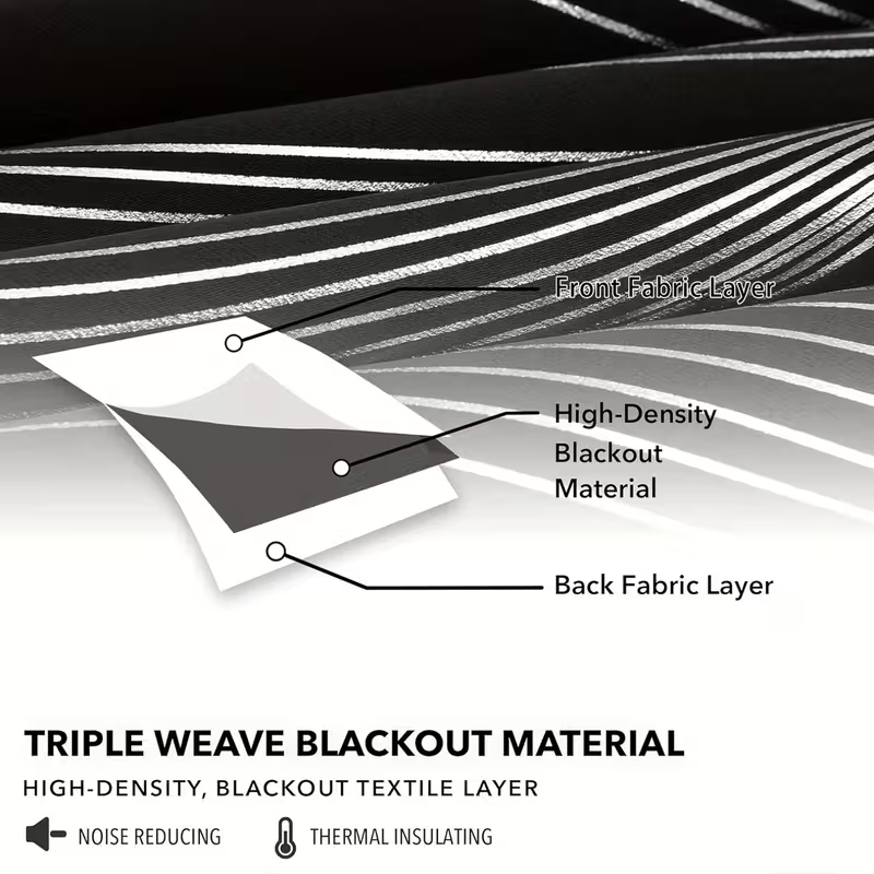 ผ้าม่านกันแสงสีดำสำหรับหน้าต่า - Home Decor Curtains บทวิจารณ์และราคา