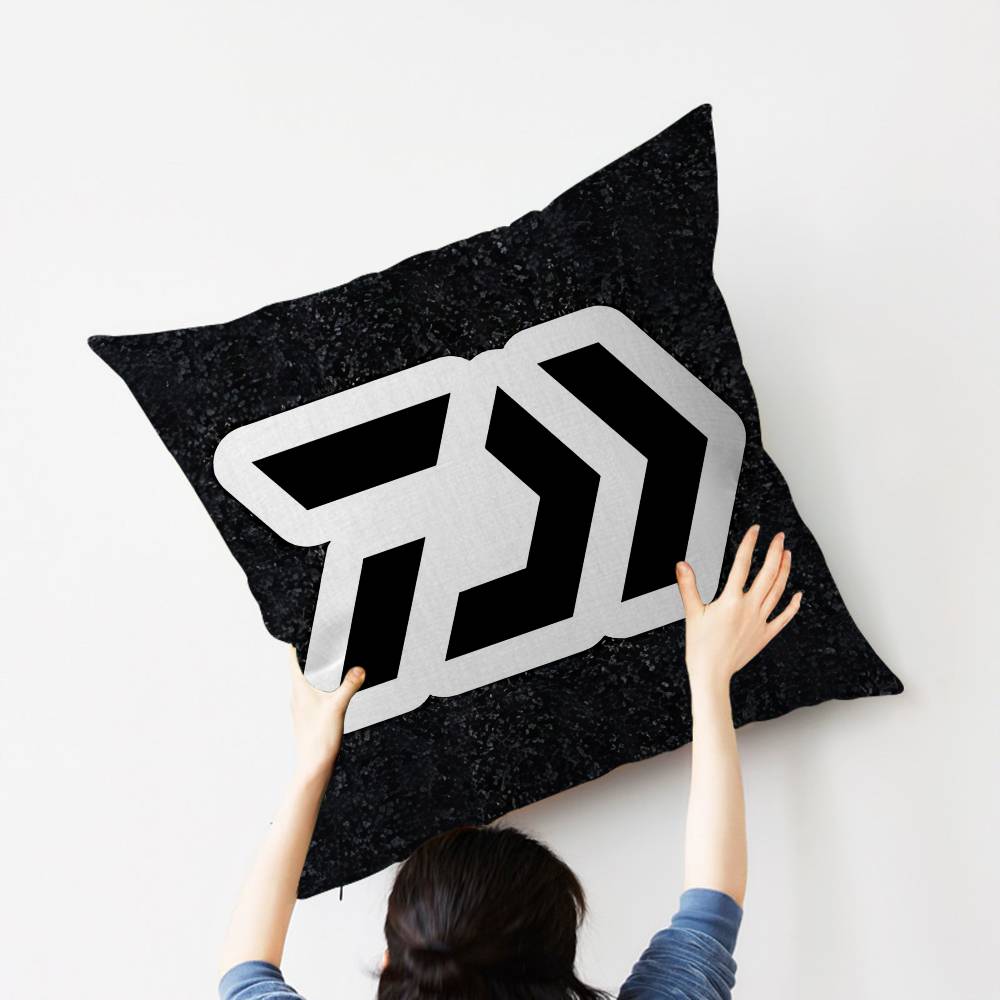 D-DaiwaS ปลอกหมอนลายโลโก้ตกปลา - Home Decor Logo Design บทวิจารณ์และราคา